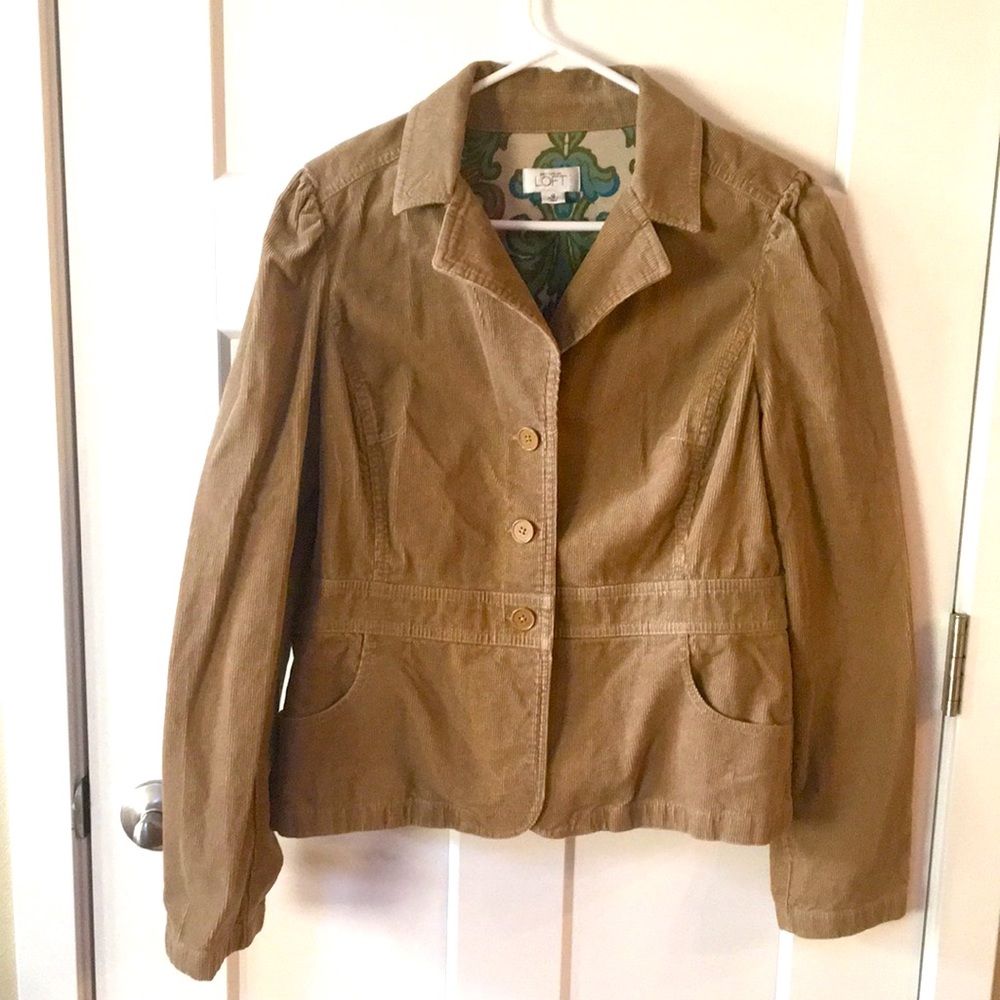 Anne Taylor Loft Corduroy Blazer